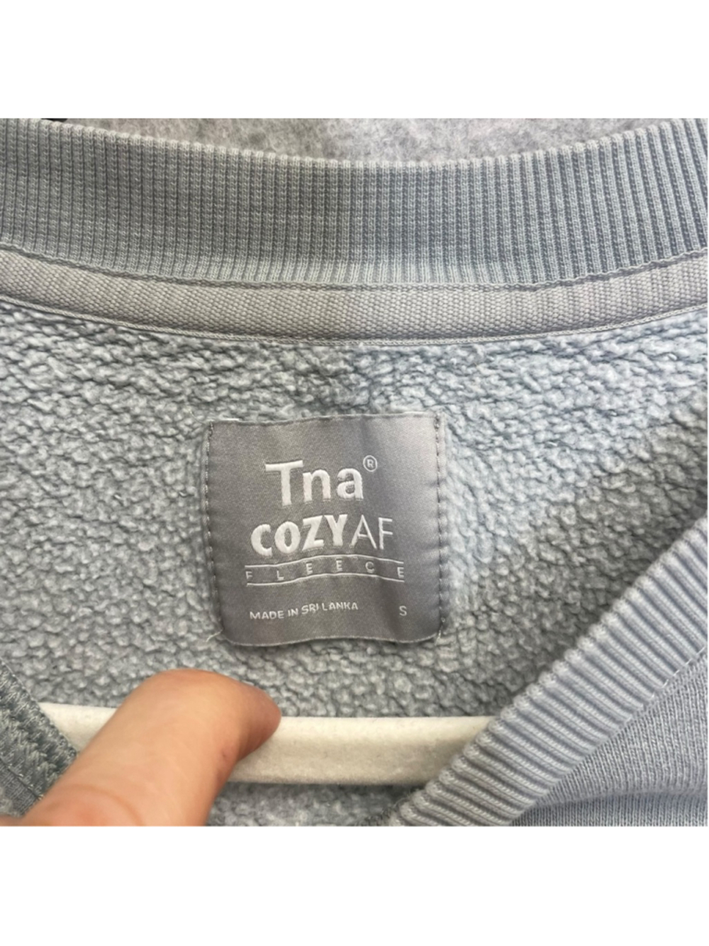 Aritzia Tna COZYAF Fleece Oversized Sweatshirt #02 - Picture 3 of 7